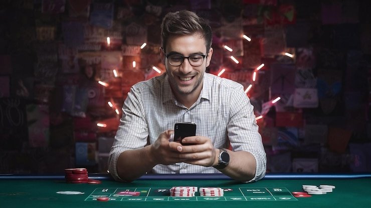Casino Hold'em table lobby with stake filters