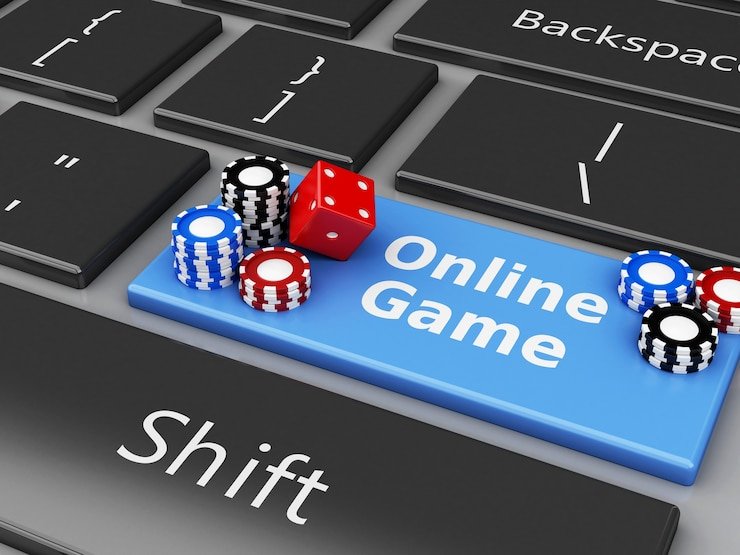 Live dealer managing Casino Hold'em round